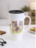 "Kitten" Porcelain Mug W/ Lid & Gift Box